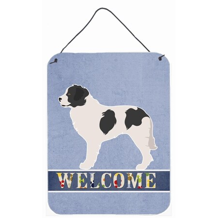 Carolines Treasures Landseer Welcome Wall or Door Hanging Prints BB8331DS1216